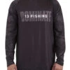 13 Fishing Noire Performance Long Sleeve Hooded Shirt - Large