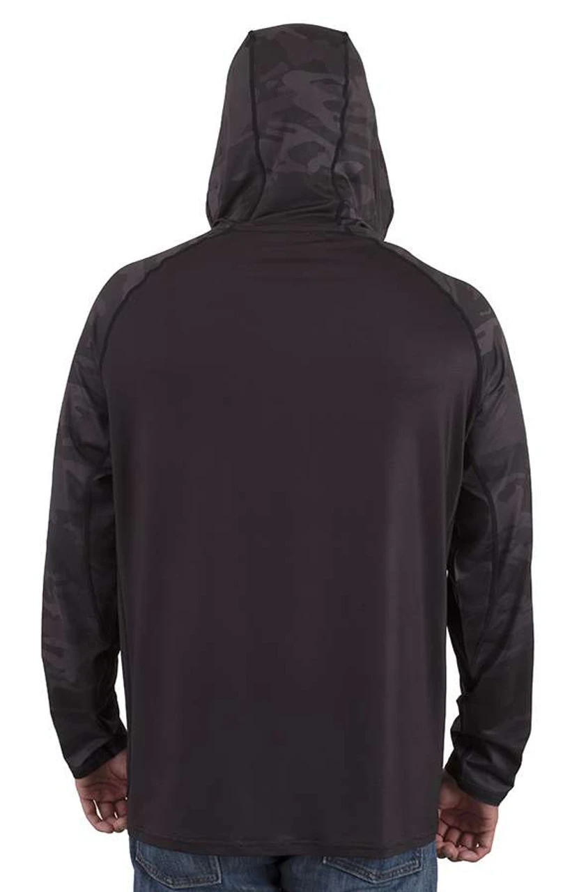 13 Fishing Noire Performance Long Sleeve Hooded Shirt - XX-Large 4 13 Fishing Noire Performance Long Sleeve Hooded Shirt - XX-Large - Image 2