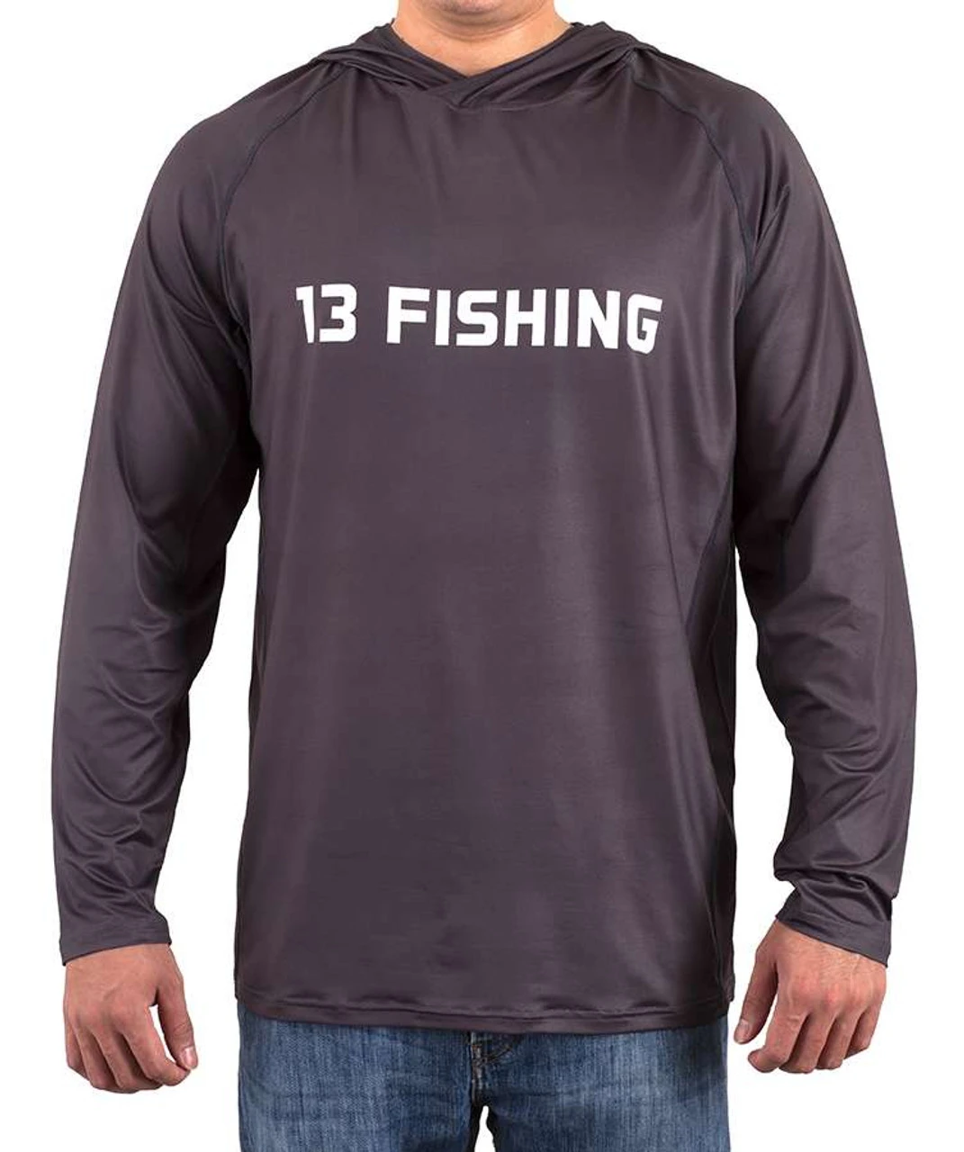 13 Fishing SUS Performance Long Sleeve Hooded Shirt - Medium 3 13 Fishing SUS Performance Long Sleeve Hooded Shirt - Medium