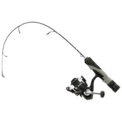 13 Fishing - SoniCor Stealth Edition Ice Combo 24" UL - Black And Gray Camo